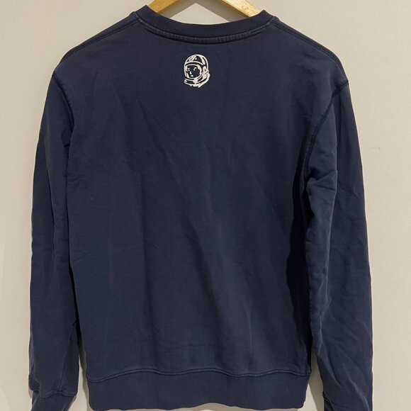 Vintage Billionaire Boys Club Dark Blue Graphic Sweater size SMALL S - Picture 5 of 5